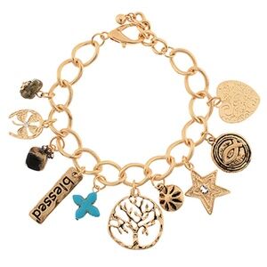 Blessed" Multi Style Charm Bracelet